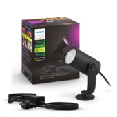 Philips HUE outdoor tuinspot Lily startset zwart