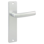 Karwei deurkruk set Blok recht blind schild aluminium