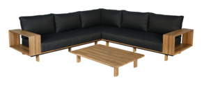 KARWEI loungeset Sam light teak acacia hout