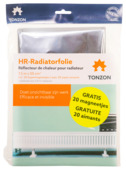 Tonzon radiatorfolie met supermagneetjes 7,5m bij 50cm