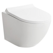 Atlantic hangend toilet Armin randloos wit met toiletzitting