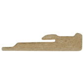 Muurplint blok clip bruin 1,2 x 5,8