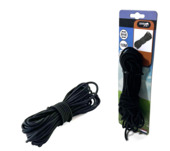 Elastiek koord 4 mm zwart 10 m