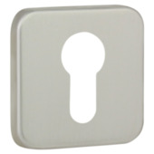 KARWEI cilinder rozet vierkant RVS look (aluminium)