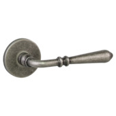 Karwei deurkruk set Bento rond rozet tin look messing