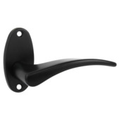 Karwei deurkruk set Jules patent schild zwart aluminium