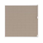 vtwonen dubbel plisségordijn verduisterend gewoon raam 18070 donkerbeige