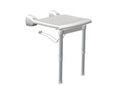 SecuCare Douchestoel Opklapbaar met Poten Wit