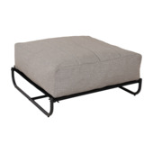KARWEI buitensofa hocker Jules grijs metaal