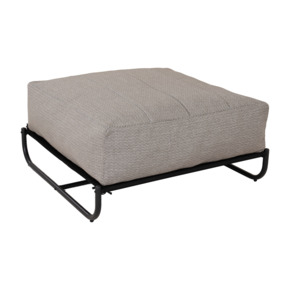 KARWEI buitensofa hocker Jules grijs metaal