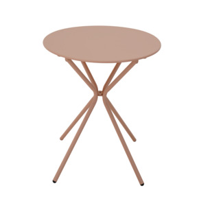 KARWEI bistrotafel Pleun roze metaal 60x60 cm
