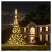 Fairybell Square Kerstboom inclusief 720 LED-lampjes 6 meter exclusief mast