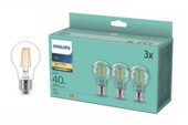 Philips LED 3pack E27 40W non-dim