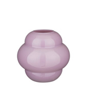 Vaas glas lila - h18,5xd20 cm