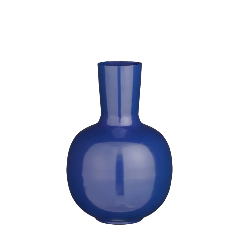 Vaas blauw - h42xd28 cm