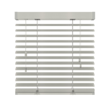 KARWEI aluminium jaloezie gewoon raam 22491 zijdeglans licht grijs 50 mm