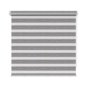 KARWEI duo rolgordijn lichtdoorlatend gewoon raam 21079 grijs structuur