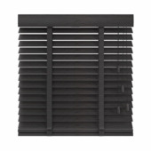 KARWEI bamboe jaloezie gewoon raam 22633 bamboe zwart 50 mm