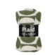 Plaid cirkel d.groen - l180xb130cm