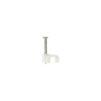 Plieger kabelclip plat wit 5 mm (25 stuks)