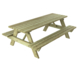 Outdoor Life Products picknicktafel Sophie olijfgroen hout 151x220 cm