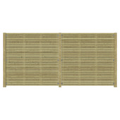 Schutting Andalusië startpakket grenen hout 180 x 180 cm