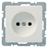 Berker Q.1 Enkel Stopcontact Wit