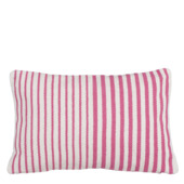 Sierkussen streep roze - l55xb35xh10cm