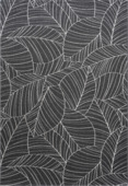Karwei Vloerkleed Maddy Bladeren antraciet 160x230 cm aanbieding