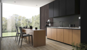 Lattenwand koper 260x52,6 cm, dikte 22 mm