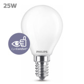 Philips LED kogel E14 25W mat niet dimbaar