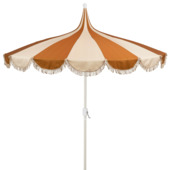 Parasol streep oker geel rond Ø 250 cm