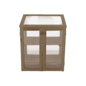 Kweekkas bruin 69x54x85 cm