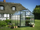 Tuinkas Royal Well Popular 106 groen gecoat met 4mm polycarbonaat