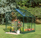 Tuinkas Royal Well Popular 66 groen gecoat met 3mm tuindersglas
