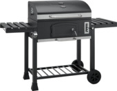 Jamestown houtskool barbecue Jaxon XL metaal zwart 113x70x153 cm