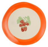 Dinerbord fruit oranje - h2,5xd26 cm