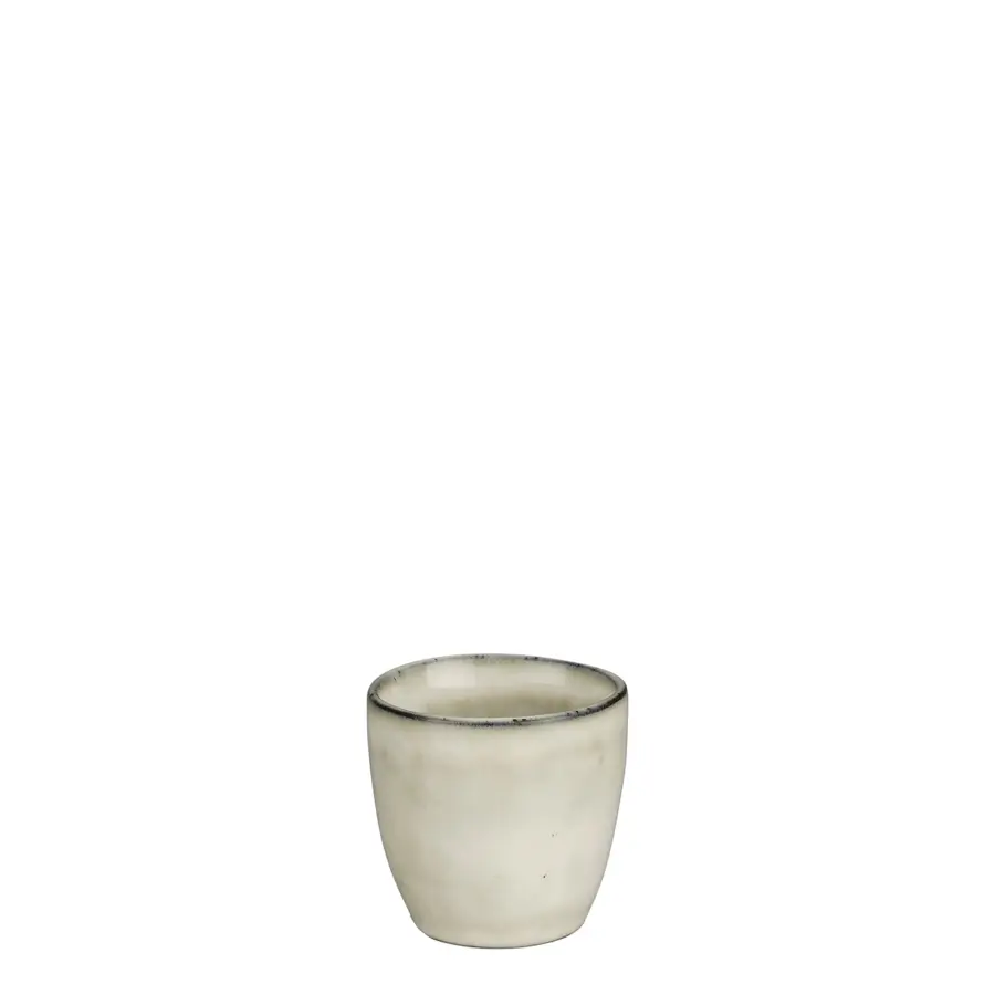 Espresso beker - H6,5 x ø6,5 cm - Grijs