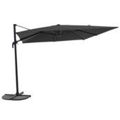 Handson zweefparasol Ibiza zwart  Ø 300 cm