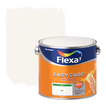 Flexa EasyCare muurverf wit mat 2,5 liter