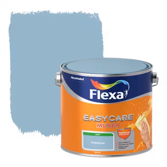 Flexa EasyCare muurverf grijsblauw mat 2,5 liter