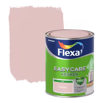 Flexa EasyCare muurverf keuken oudroze mat 1 liter