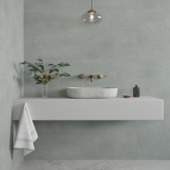 Wandtegel kunststof Allora 30,5x61 cm licht grijs , dikte 4mm 1,116 m²