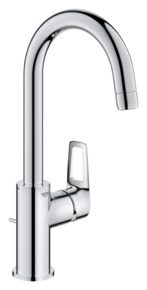 Grohe wastafelkraan Quickfix Start Loop L-Size hoge uitloop met waste