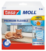 Tesa Premium Tochtband O-profiel zelfklevend transparant 6m