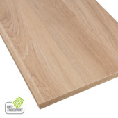 Meubelpaneel gebleekt eiken ABS fingerprint proof 120x30 cm 18 mm