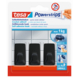 Tesa Powerstrips haken Small rechthoekig - draagkracht tot 1 kg - 3 stuks