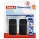 Powerstrips Zelfklevende haken L rechthoekig - draagkracht tot 2 kg - 3 stuks