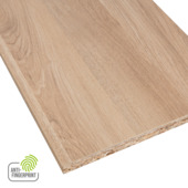 Meubelpaneel gebleekt eiken ABS fingerprint proof 240x60 cm 18 mm