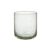 Glas met groene gloed